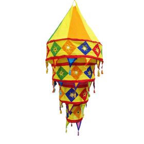 Colorful Nepal Southeast Asia Ethnic Style Cloth Lantern for New Year Festival Celebration