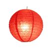 [Orange-red] Chinese/Japanese Style Hanging lantern Decorative Paper Lantern 16"