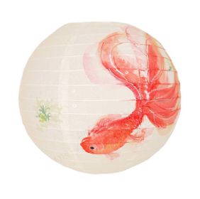 [Goldfish] Chinese/Japanese Style Hanging lantern Decorative Paper Lantern 16"