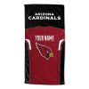 [Personalization Only] OFFICIAL NFL Jersey Personalized Beach Towel - Arizona Cardinals