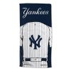 [Personalization Only] OFFICIAL MLB Jersey Personalized Beach Towel - New York Yankees