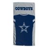 [Personalization Only] OFFICIAL NFL Jersey Personalized Beach Towel - Dallas Cowboys