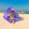 Pop Up Beach Tent Sun Shade Shelter Anti-UV Automatic Waterproof Tent Canopy for 2/3 Man w/ Net Window Storage Bag