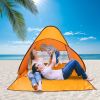 Pop Up Beach Tent Sun Shade Shelter Anti-UV Automatic Waterproof Tent Canopy for 2/3 Man w/ Net Window Storage Bag