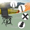 All weather Outdoor Foldable 360 Degree Swivel Chair with Iron Frame